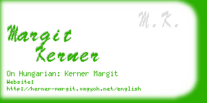 margit kerner business card